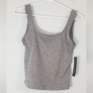 Catherine Malandrino NWT Cropped Tank Top. Heather Gray. $69 Retail. Size M. New